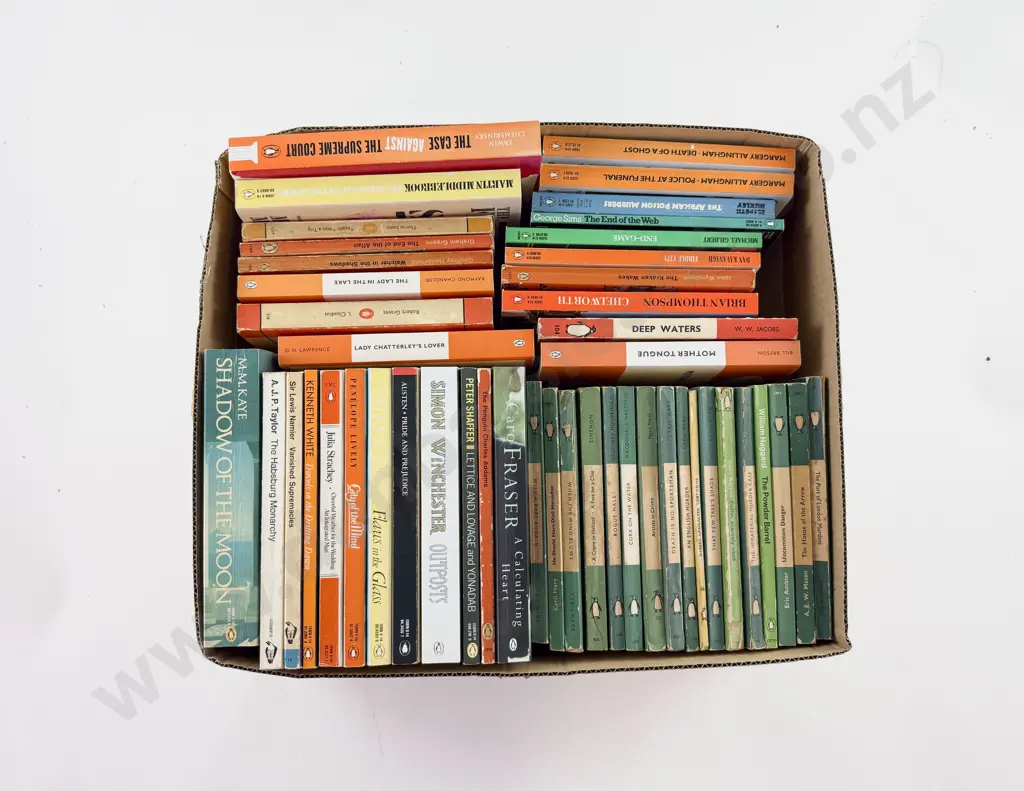 Box of Assorted Penguin Fiction Image 1++