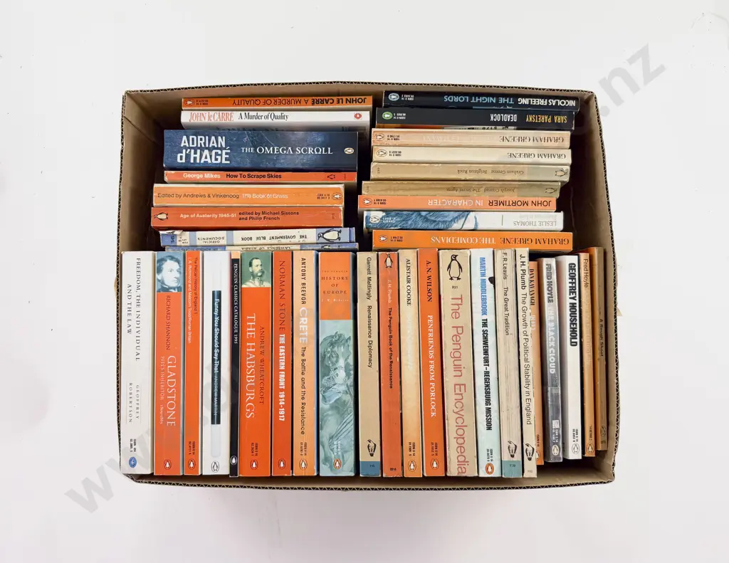 Box of Assorted Penguin Fiction Image 1++