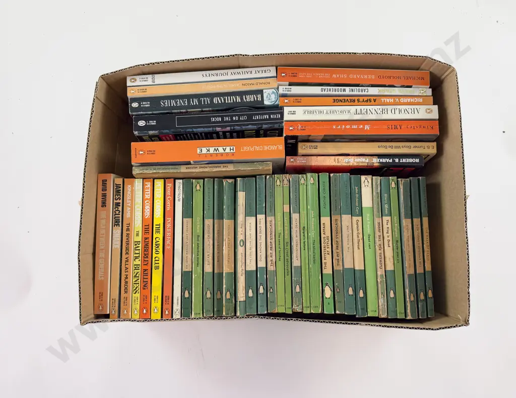 Box of Assorted Penguin Fiction Image 1++
