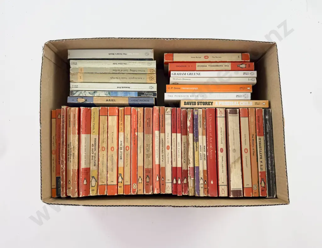 Box of Assorted Penguin Fiction Image 1++