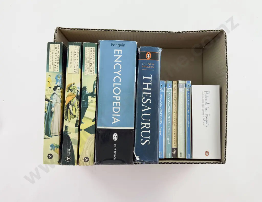 Box of Assorted Including Penguin Classics & Penguin Reference Image 1++