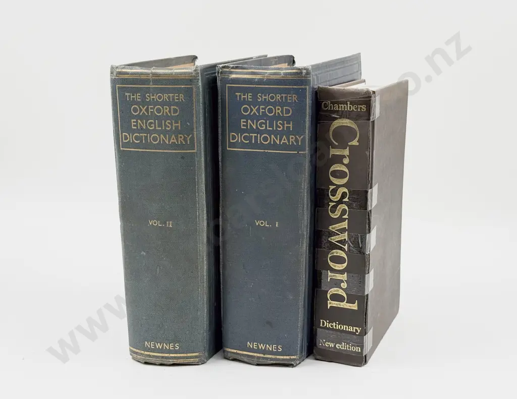 The Shorter Oxford English Dictionary Vols I & II Image 1++