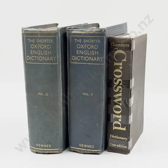 The Shorter Oxford English Dictionary Vols I & II
