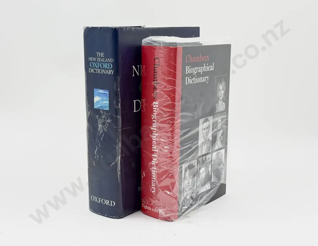 The New Zealand Oxford Dictionary & Chambers Biographical Dictionary Image 1++