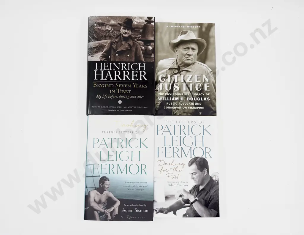 Four Travel & Adventure Related Biographies Image 1++