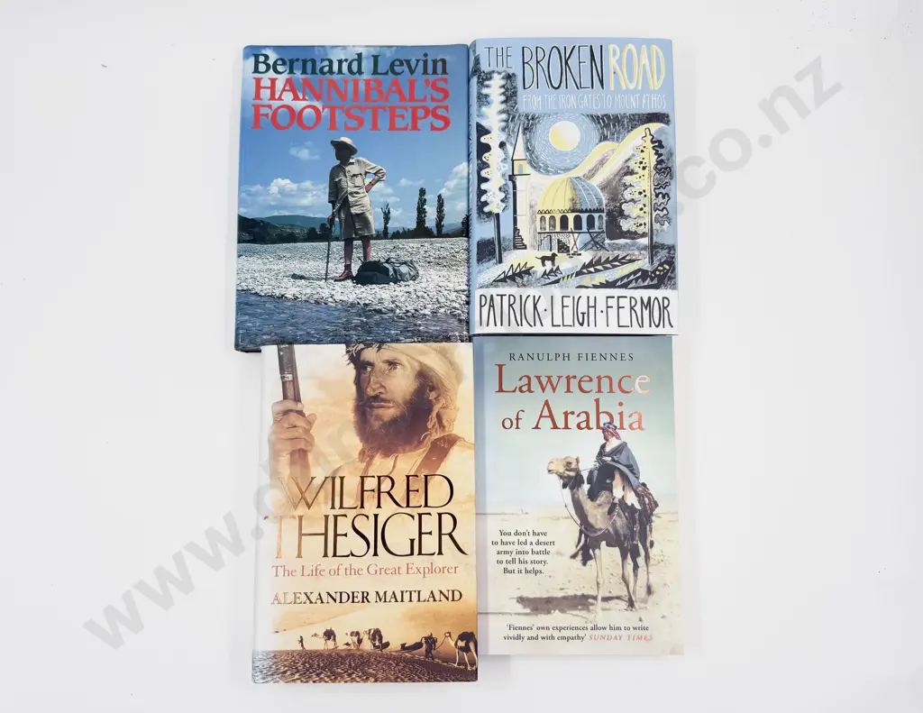 Four Travel & Adventure Related Biographies Image 1++