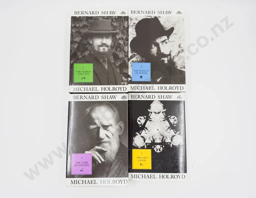 Four Volume Set - Bernard Shaw By Michael Holroyd Image 1++