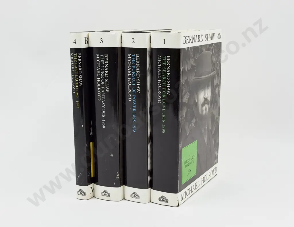 Four Volume Set - Bernard Shaw By Michael Holroyd Image 1++
