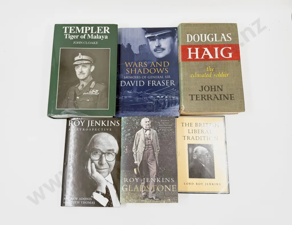 Six Various Political & Military Biographies Image 1++