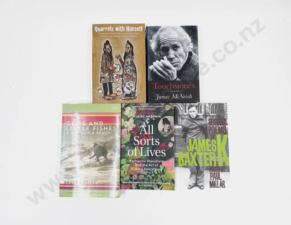 Five NZ Literary Biographies Image 1++