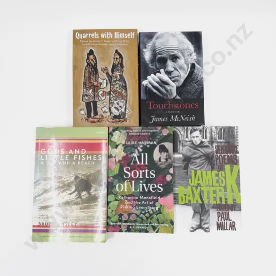 Five NZ Literary Biographies