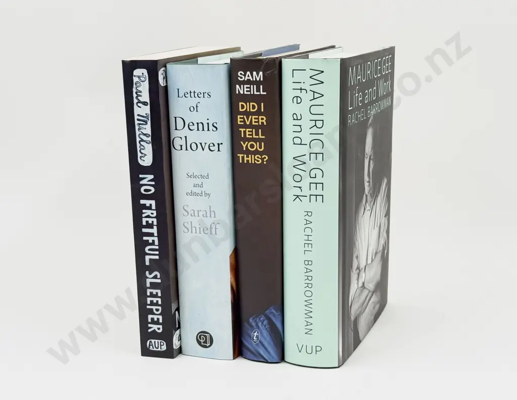 Four NZ Literary Biographies Image 1++