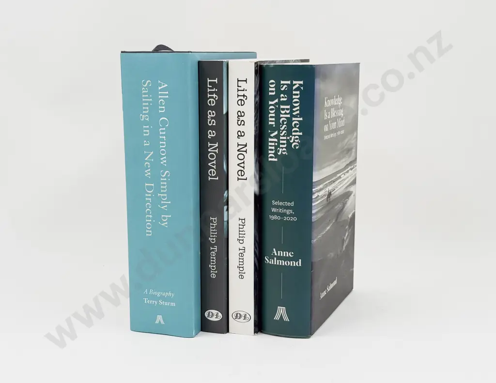 Four NZ Literary Biographies Image 1++