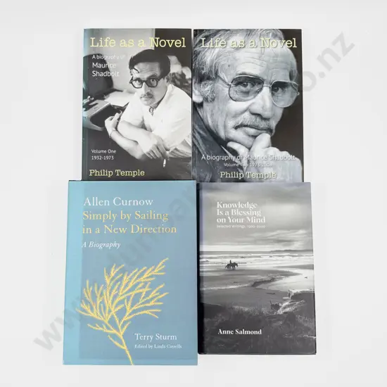 Four NZ Literary Biographies