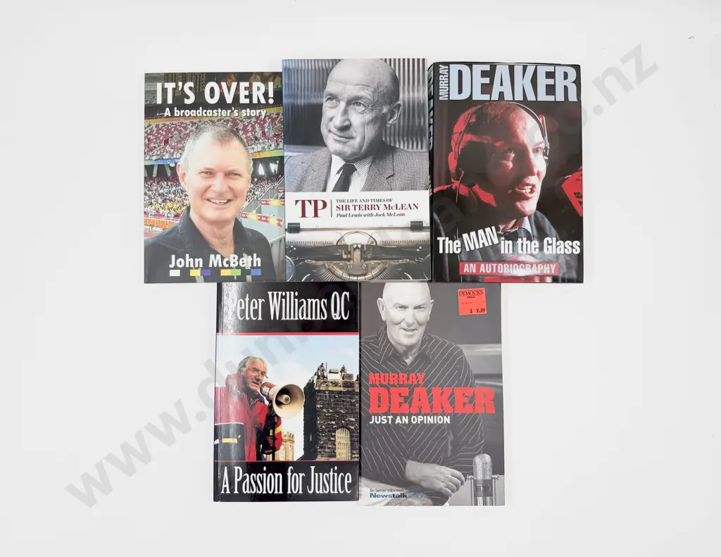 Five NZ Broadcasting Biographies Image 1++