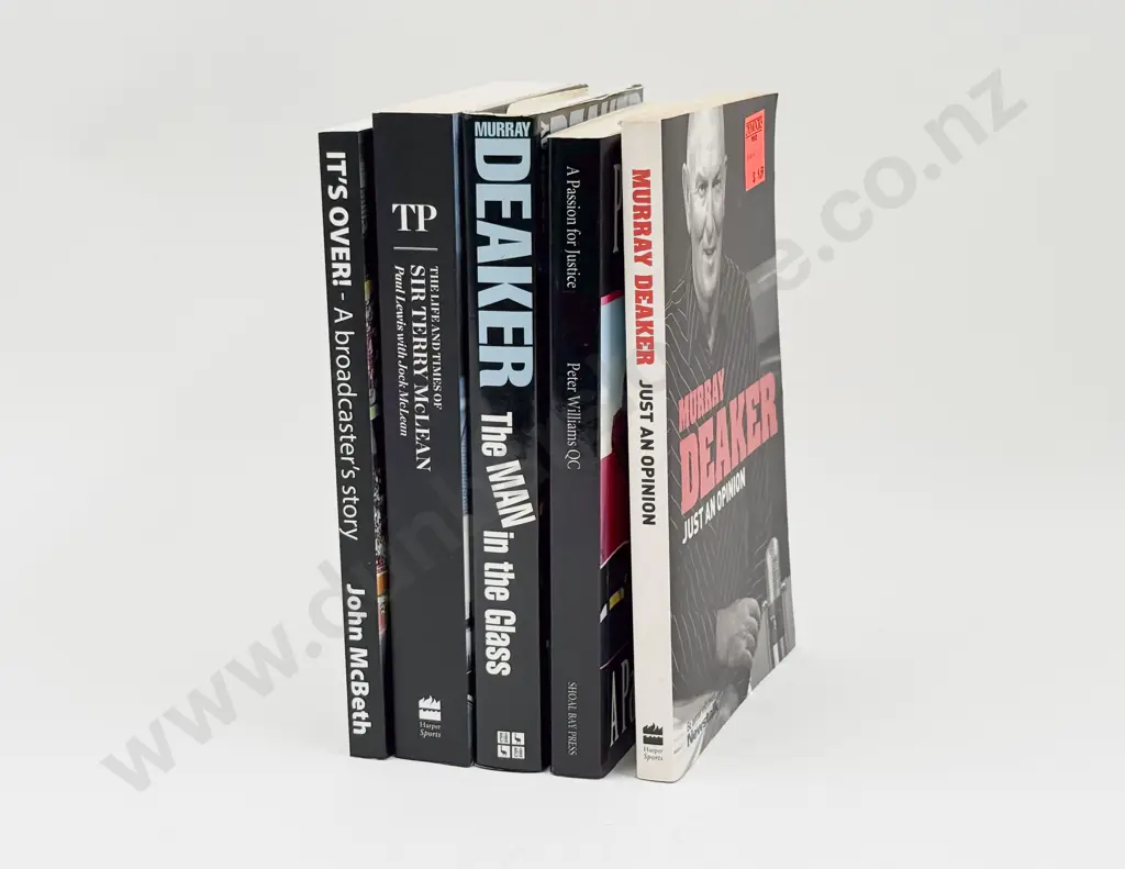 Five NZ Broadcasting Biographies Image 1++