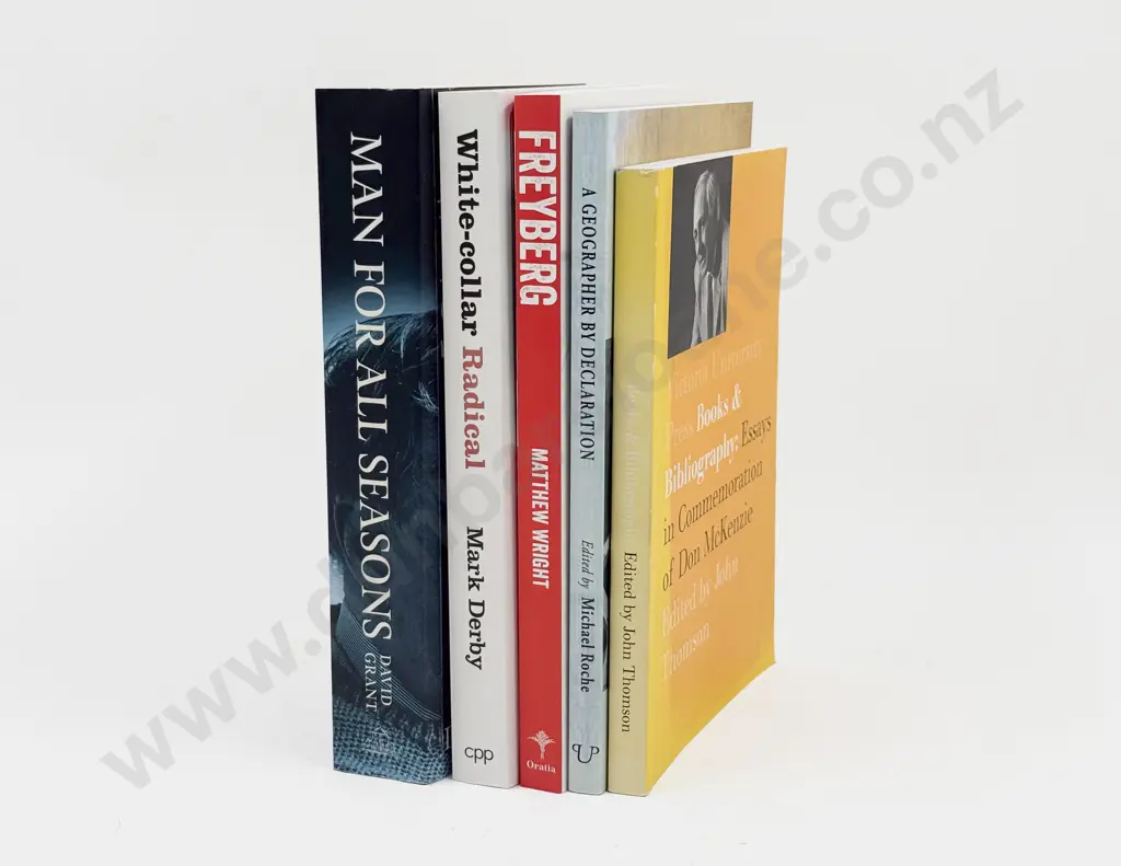 Five Various NZ Biographies Image 1++