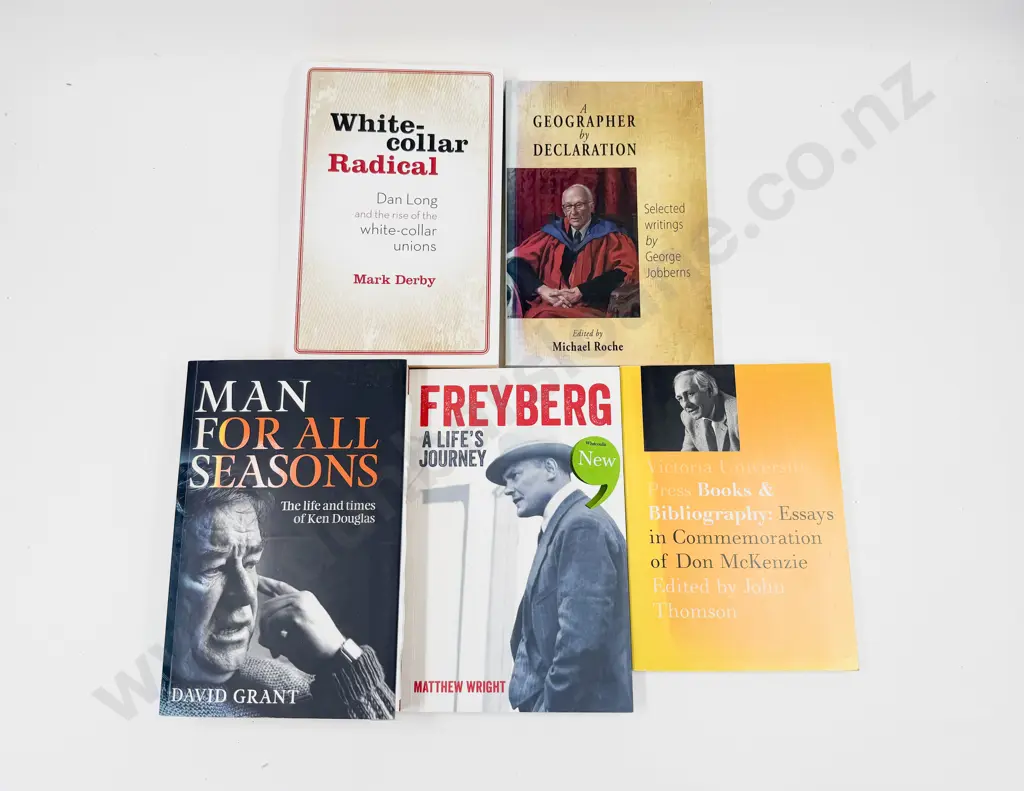 Five Various NZ Biographies Image 1++