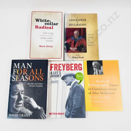 Five Various NZ Biographies