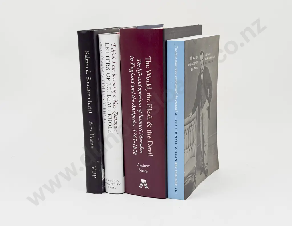 Four Various NZ Biographies Image 1++