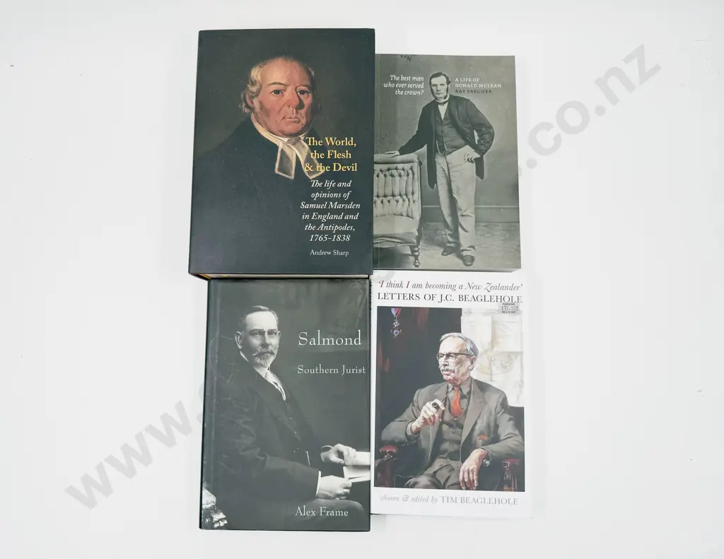 Four Various NZ Biographies Image 1++
