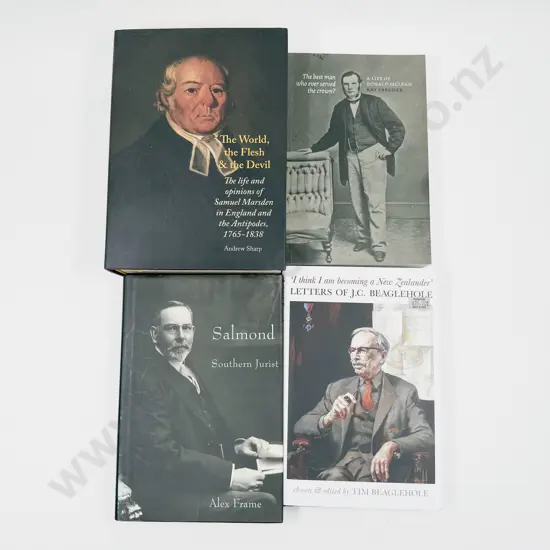 Four Various NZ Biographies
