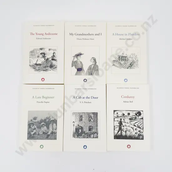 Six Paperback Volumes Published by Slightly Foxed