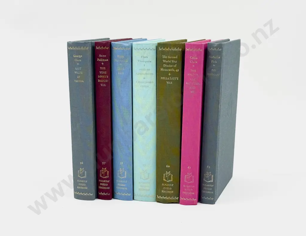 Seven Volumes Published by Slightly Foxed Image 1++