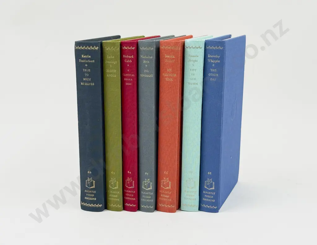 Seven Volumes Published by Slightly Foxed Image 1++