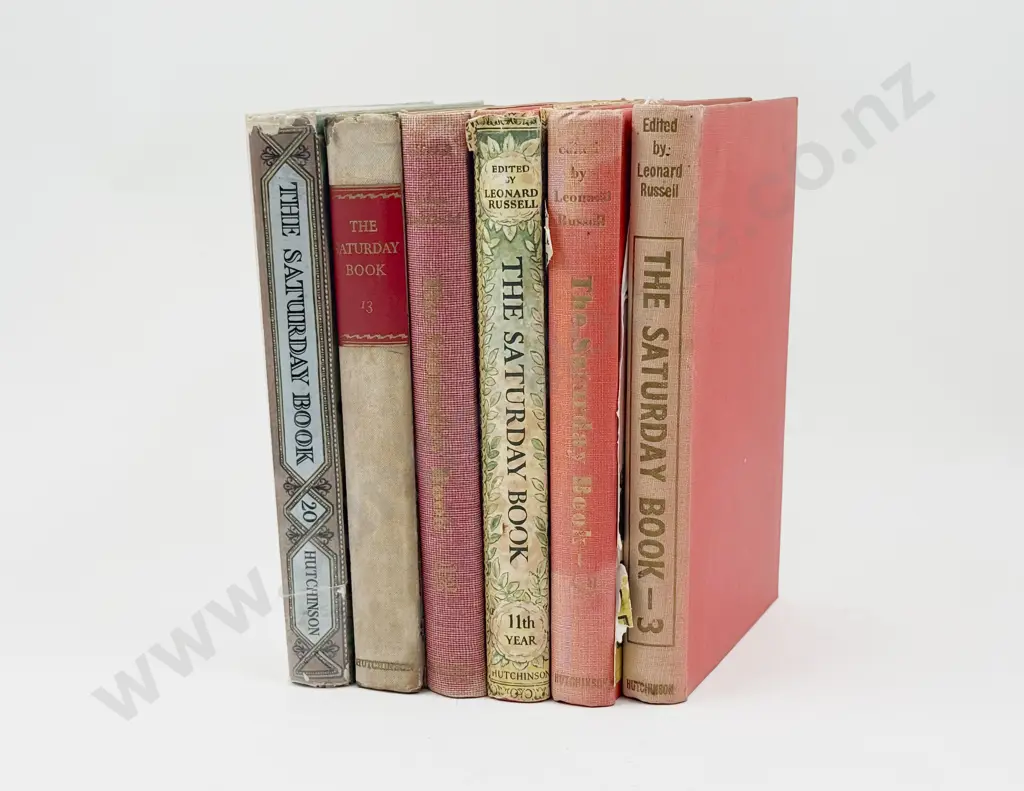 Six Editions of The Saturday Book Edited by Leonard Russell Image 1++