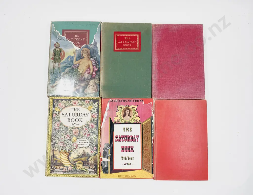 Six Editions of The Saturday Book Edited by Leonard Russell Image 1++