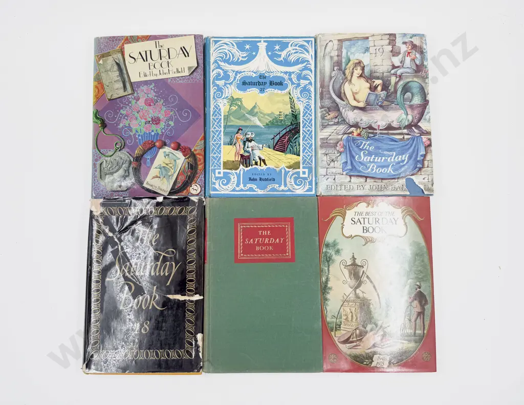 Six Editions of The Saturday Book Edited by Leonard Russell Image 1++