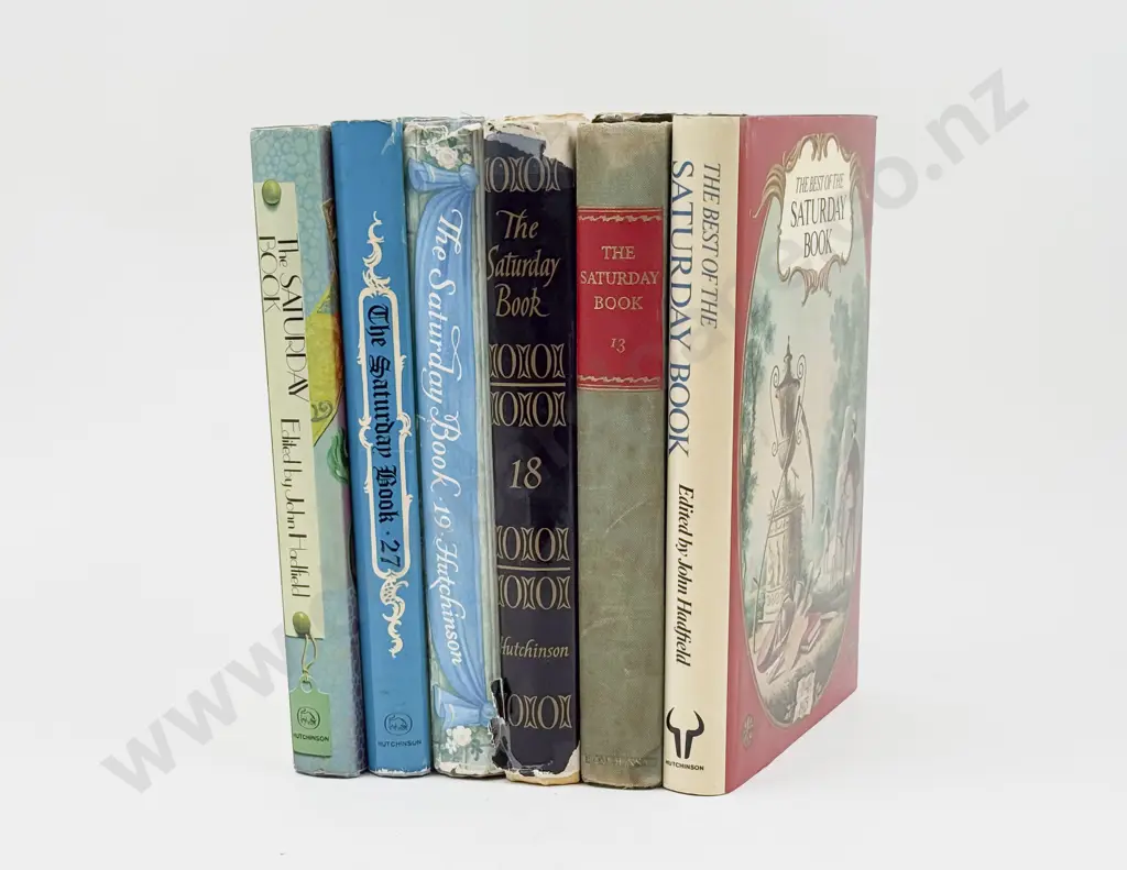 Six Editions of The Saturday Book Edited by Leonard Russell Image 1++