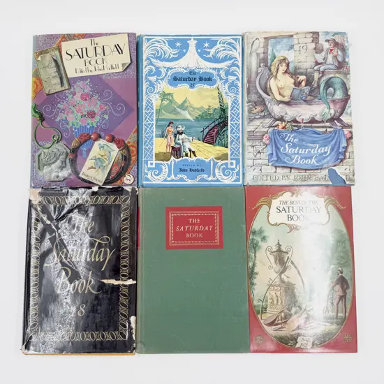 Six Editions of The Saturday Book Edited by Leonard Russell