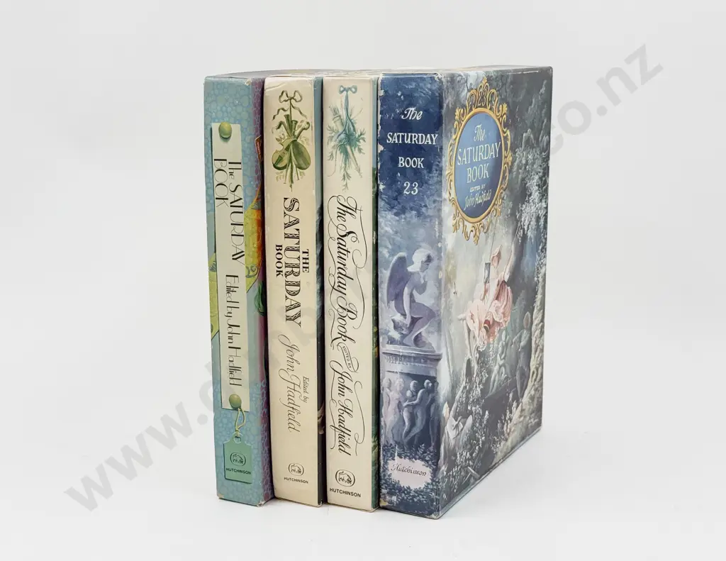 Four Boxed Editions of The Saturday Book Edited by Leonard Russell Image 1++