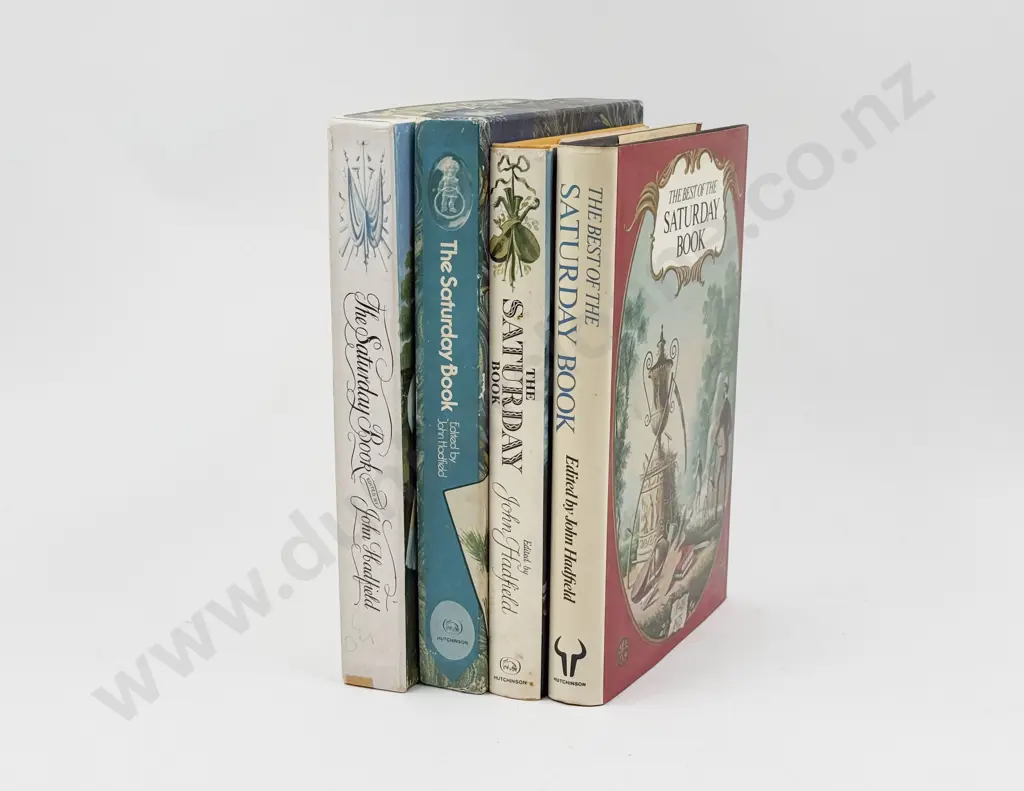 Two Boxed Editions of The Saturday Book Edited by Leonard Russell Image 1++