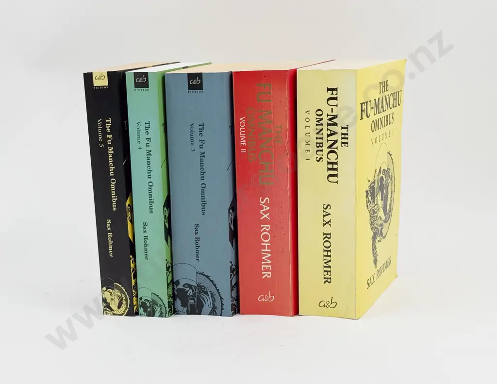 Rohmer Sax - The Fu-Manchu Omnibus Vols I - V Image 1++