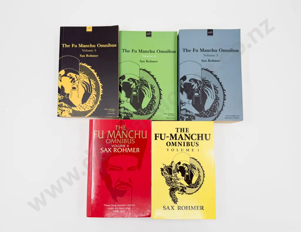 Rohmer Sax - The Fu-Manchu Omnibus Vols I - V Image 1++
