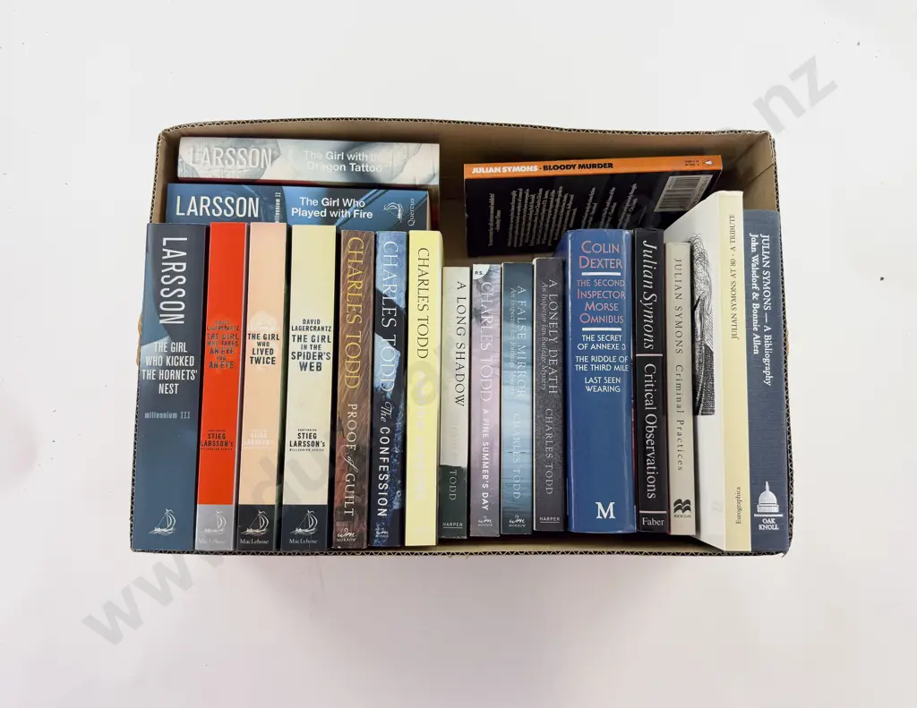 Box Lot Mystery & Thriller Fiction Image 1++