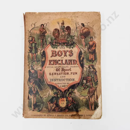 Victorian Edition Vol LII of The Boys of England A Young Gentleman's Journal