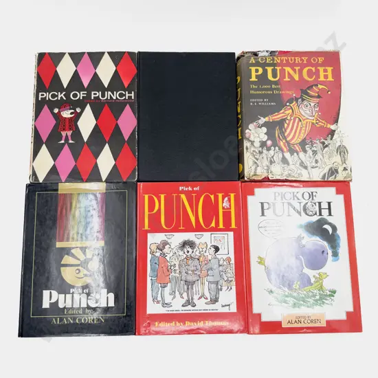 Six Various Vintage Punch Compilations