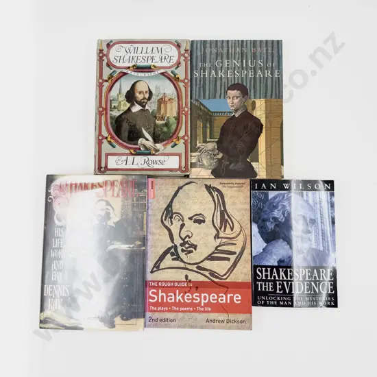 Five Non-Fiction  Volumes Relating To Shakespeare