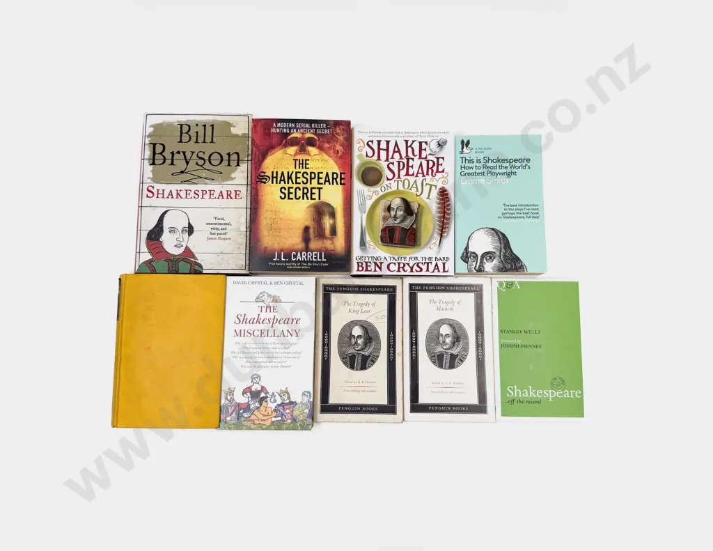 Nine Volumes Relating To Shakespeare Image 1++