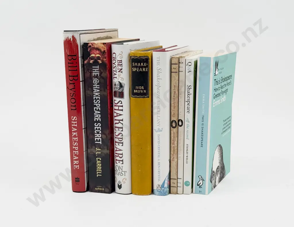 Nine Volumes Relating To Shakespeare Image 1++