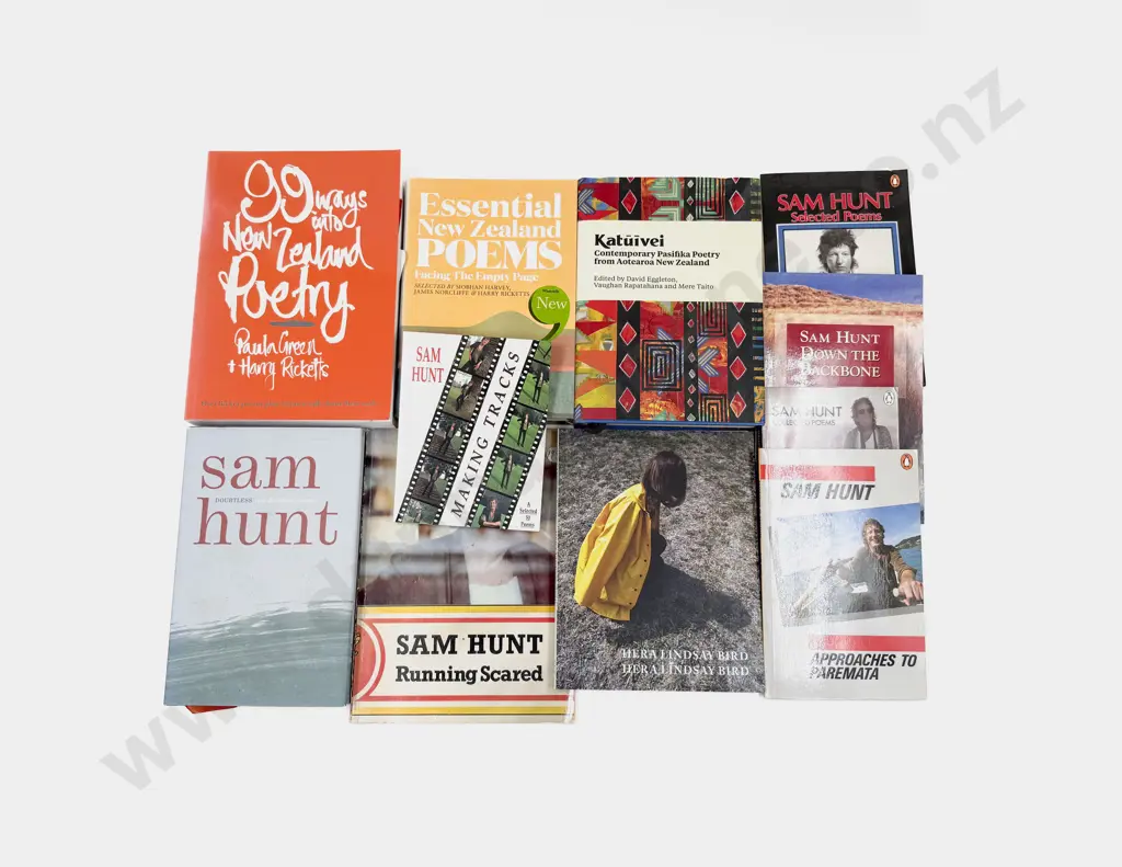 Eleven Volumes of NZ Poetry & Related Image 1++