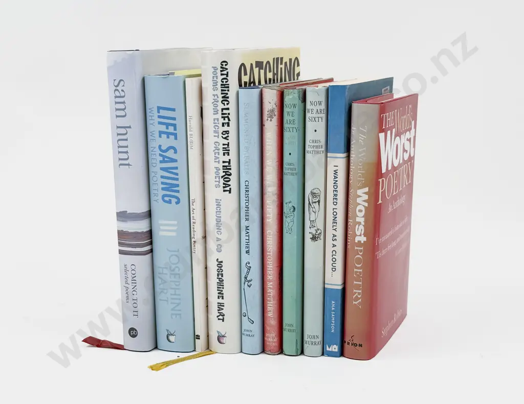 Ten Volumes of Poetry & Related Image 1++