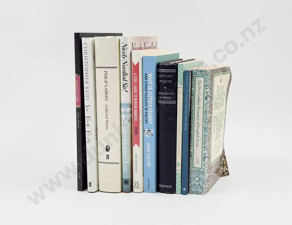 Ten Volumes of Poetry & Related Image 1++