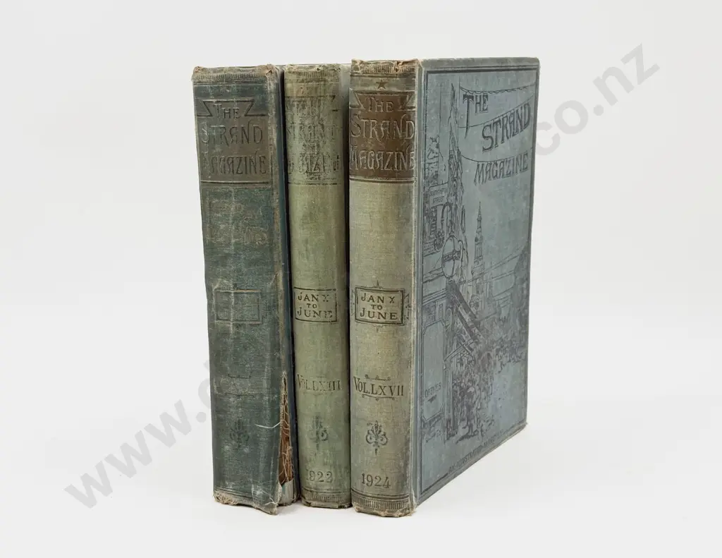 Three Volumes of The Strand Magazine Image 1++