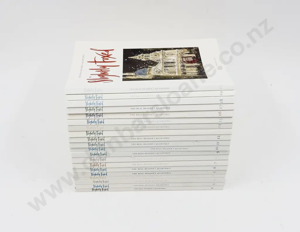 Slightly Foxed - The Real Reader's Quarterly No 1 - 20 Image 1++