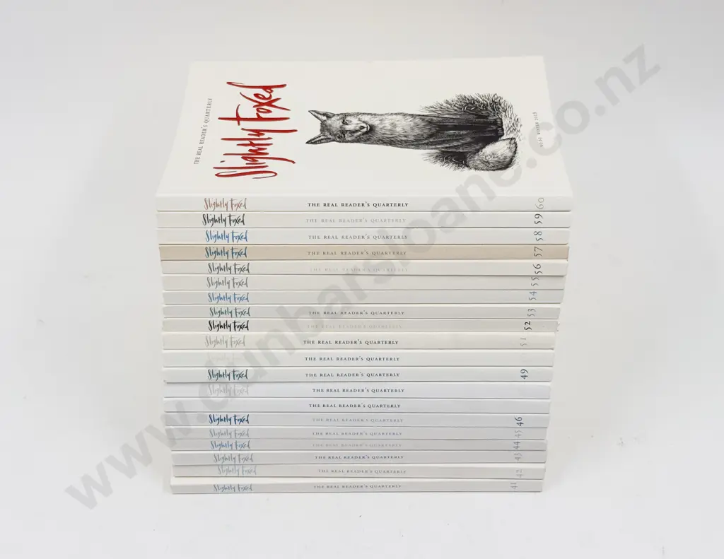 Slightly Foxed - The Real Reader's Quarterly No 41 - 60 Image 1++
